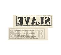 1 x Big Stemp Slave Tattoo Lettering in Black - Sexy Kinky Tattoo (1)