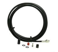 1 x Bike Disc Brake Hydraulic Hose Kit for Sram RED 22 for FORCE 22 FORCE1, Stainless Steel+ABS, 2m Black, Road Mountain Cycling Repair
