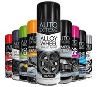 1 x Black Auto Alloy Wheel Spray Paint 300ml Aerosol Can for Fantastic and Smooth Finish for Van, Bike, Car