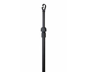 1 x Black Heavy Duty Telescopic Clothesline Pole Height Adjustable Washing Line Prop 240cm/2.4M (Sigle Prop)