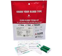 1 x Blood Type Test Kit - Group A, B, RHD Testing - Home EldonCard Tests