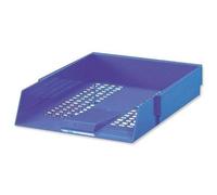 1 X Blue Letter Tray High-Impact Polystyrene Foolscap + A Free Pen