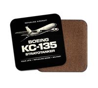 1 x Boeing KC-135 Stratotanker Aircraft Coaster - Jet Aviation Plane Military Birthday Office Gift #84381