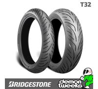Bridgestone Battlax-t32 Front 58w M/c Tl Touring Tire Black 120 / 70 / R17