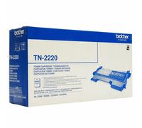 1 x Brother OEM Original Black Toner Cartridge TN2220 - 2600 Pages