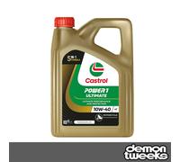 Castrol POWER1 ULTIMATE 4T 10W-40 Fully Synth 4 Stroke Motorcycle Engine Oil 4L