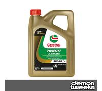 1 x Castrol Power 1 Ultimate 5W40 4T Fully Synthetic Motorcycle Engine Oil - 4L