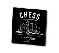 1 x Chess MDF Magnet - Chess Player Board Game Strategy Pieces Checkmate Hobby Gift #73195