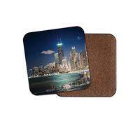 1 x Chicago City Coaster - Illinois Willis Tower Skyscraper USA America #12389
