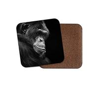 1 x Chimpanzee Coaster - Gorilla Monkey Ape Chimp Wild Animals #15875