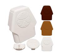 1 x Chocolate Brown Ultraframe CCG 001 Conservatory Georgian glazing bar end cap - Genuine Ultraframe Transom End Cap suitable for Ultraframe conservatories - recognisable by the rose mottif measures 110mm x 83mm