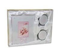 1 X Christening Gift My First Curl / Tooth & Frame 2 x 3 " It's A Girl
