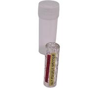 1 x Clear Glass Twisted Glass Filter Tip | 9mm x 30mm | 7 Holes | Easy to Clean Reusbale | Clear Filter Tips | (1 Piece)