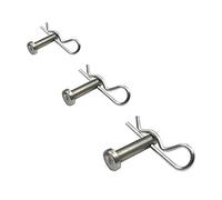 1 x Clevis Pins Metric Securing Fasteners M8 x 22mm with Retaining R Clips