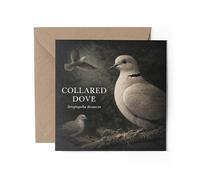 1 x Collared Dove Bird Greeting Card - Latin Animal Name Science Biology Birthday Gift #72026