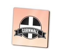 1 x Cornwall Square Magnet - England Cornish Flag Skyline Landmarks City Fridge Magnetic Travel Holiday Family Friend Women Men #83430
