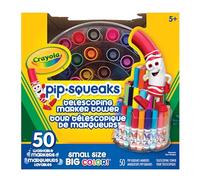1 X Crayola Telescoping Pip-Squeaks Marker Tower, Assorted Colors, 5