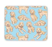 1 x Cream Cockapoo Mouse Mat - Puppy Pets Dogs Lover Fan Animals Pattern Family Breed Mum Dad Mousemat Mousepad Pad IT #82963