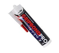 1 x Crystal Clear GB Pro Builders Silicone Adhesive & Sealant - Super Strong Glass Wood UPVC Steel Silicone free sealent
