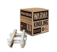 1 x Cube Warma Premium Kindling Sticks Kiln Dried Wood Box Cube Recycled Packaging - Sustainably Sourced - Easy Storage BBQs Barbecue Fire Pits Stove Oven Wood Burners Camping