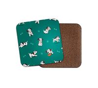 1 x Cute Dalmatian Coaster - Puppies Dogs Puppy Adorable Cartoon Animal #15329
