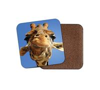 1 x Cute Giraffe Drinks Coaster - Safari Africa Animal Wild Zoo Nature #8956