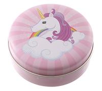 1 x Cute Unicorn Lip Balm Gloss In A Tin Ideal Present Stocking Filler - Cotton Candy