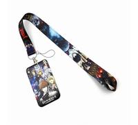 1 x Death Animated Note Card Holder Badge Holder with Lanyard | For ID Card, School, Office, Canteen, Bus (2)