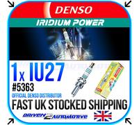 1 X DENSO IU27 IRIDIUM POWER PLUG EQUIVALENT OF CR9EIX,2-3 TIMES MORE LIFETIME