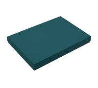 1 x DIN A4, high-quality gift and storage box, 30.2 x 21.3 x 2.1 cm, petrol, sturdy 650 g/m² cardboard