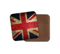 1 x Distressed Union Jack Coaster - Flag United Kingdom UK EU Fun #8887