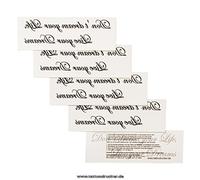 1 x Do not dream your life, Live your Dreams - Black Temporary Body Tattoo Lettering (1)