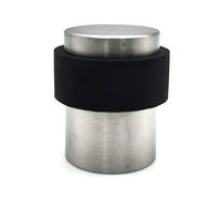 1 x Door Stop 41mm in Satin Stainless Steel for Floor mounting, fixings Included..