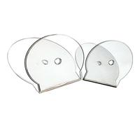 1 X Double CD DVD Clear Clam Shell (C Shells) Case