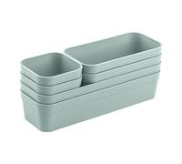 1 x Drawer Organiser Set Storage Box Onesie Adjustable Pastel Green