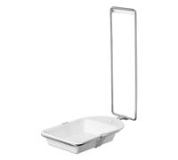 1 x Drip Tray for ARNOMED Soap Dispenser, Drip Tray with Holder for 500 ml Disinfectant Dispenser, Collection Tray White for Soap Dispenser for Wall Mounting, Drip Protection Disinfectant Dispenser