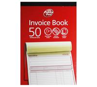 1 x 'DU5842' PUKKA PAD DUPLICATE 50 SET INVOICE BOOK WITH CARBON SHEET (137 x 203mm). (1)