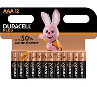 1 X DURACELL 15071702 BATTERY- ALKALINE AAA PLUS 12PK - Pack of 12