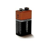 1 x Duracell Square Rectangle 9V Alkaline Battery Batteries PP3 Original