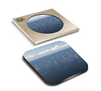 1 x Eco Boxed Cork Coasters - Offshore Wind Farm Power Drink Cup Mug Glass Table Mat #3522