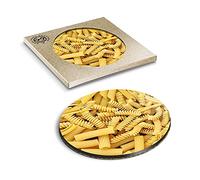 1 x Eco Boxed Cork Coasters - Tasty Pasta Fusilli Penne Drink Cup Mug Glass Table Mat #3707