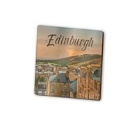 1 x Edinburgh Square Magnet - Scotland Scottish City Travel Holiday Fridge Magnetic Travel Holiday Family Friend Women Men #82334