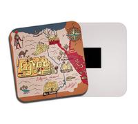 1 x Egypt Map Fridge Magnet - Travel Egyptian Giza Cairo Pyramids Camel #19430