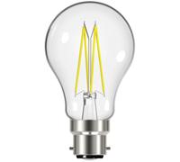 1 X Energizer 6.2W = 60W LED Filament GLS Light Bulb Lamp Vintage BC B22 Clear Bayonet[Energy Class A+]