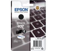 Epson 407 Black Keyboard Genuine, Ink Cartridge DuraBrite Ultra WorkForce Pro WF-4745DTWF