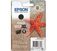1 x Epson Black 603XL - T03A1 Original Ink Cartridge - 500 Pages