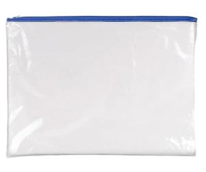 1 X EXAM Pencil Case A4 TRANSPARENTS -Tiger Stationery