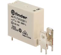 1 x Finder 45.71.7.012.0311 12V Relay 16A (Faston) 45.71