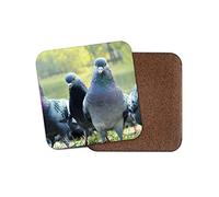 1 x Flock of Pigeons Coaster - Birds Carrier Pigeon Animals #15735