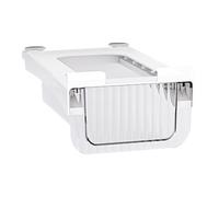 1 x Fridge Organiser Bins, Large Capacity Clear Fridge Organiser, Clear Pull Out Fridges Drawers, Lightweight Refrigerator Organisers Storage Containers, Drawer Organisers for Studio, Bathroom